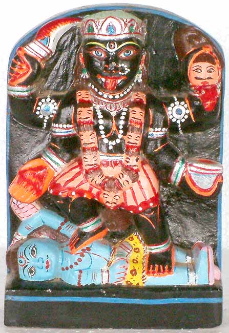 Folk Sculpture of Kali from Varanasi