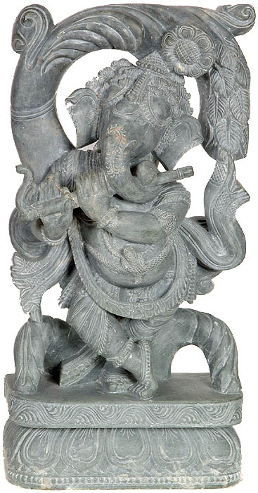 Ganesha Playing the Flute