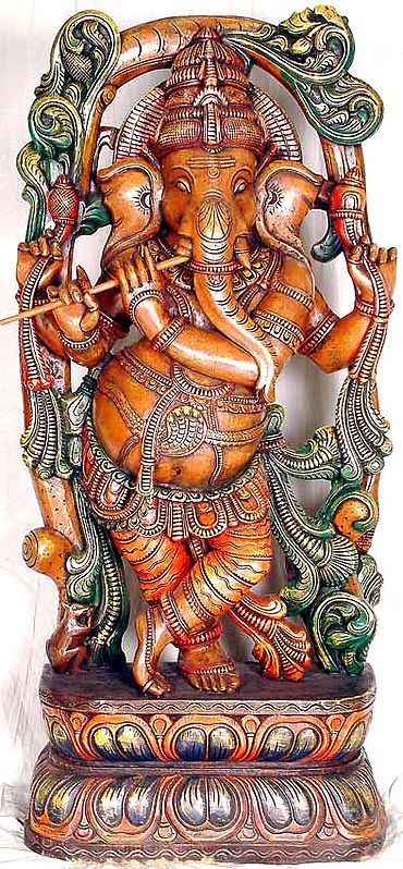 Ganesha Playing the Flute