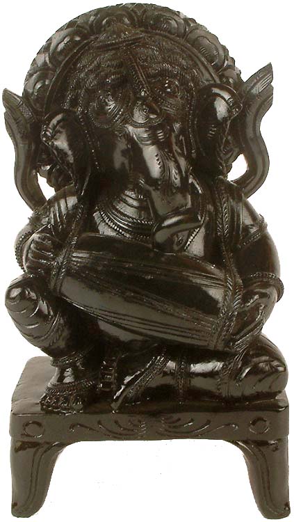 Ganesha Playing the Mridangam