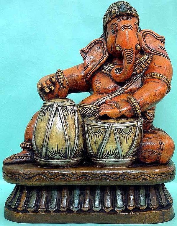 Ganesha Plays the Tabla