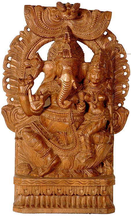 Ganesha with His Shakti