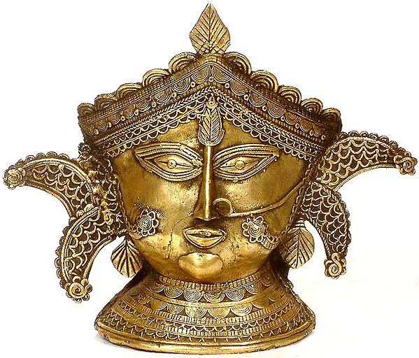 Goddess Durga Wall Hanging Mask (Tribal)