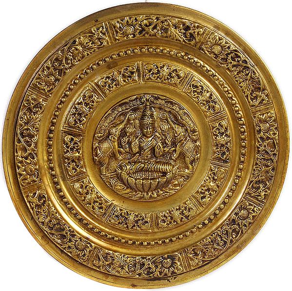 Goddess Lakshmi Wall Hanging Plate