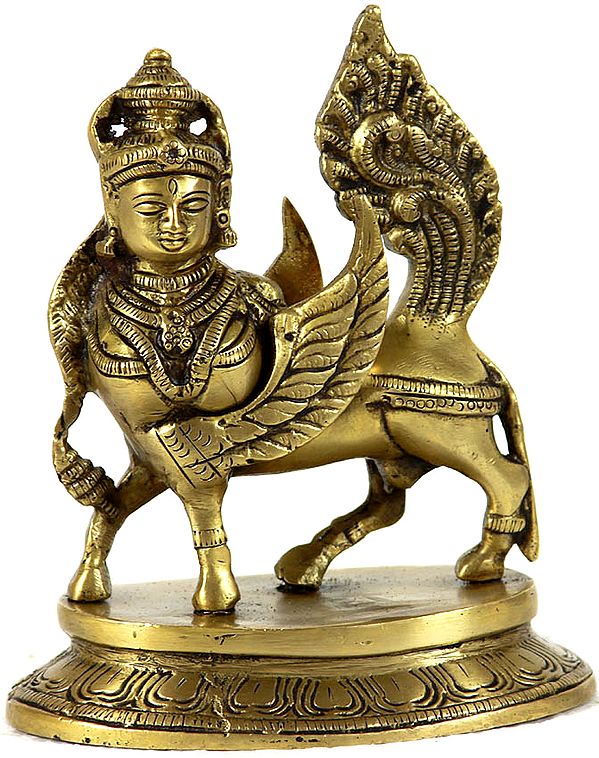 6" Kamadhenu The Wish-Fulfilling Divine Cow In Brass | Handmade | Made In India