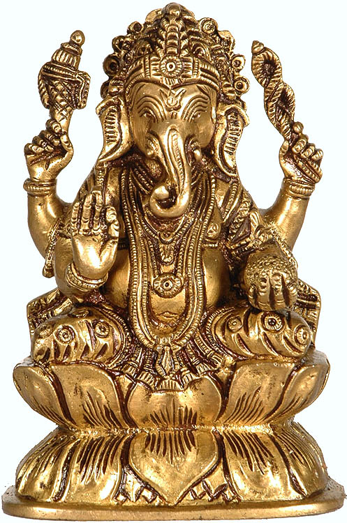 Kamalasana Shri Ganesha Anugraha Murti