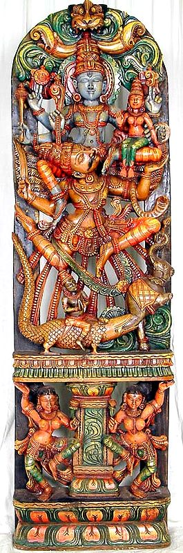 Lakshmi Vishnu on Garuda