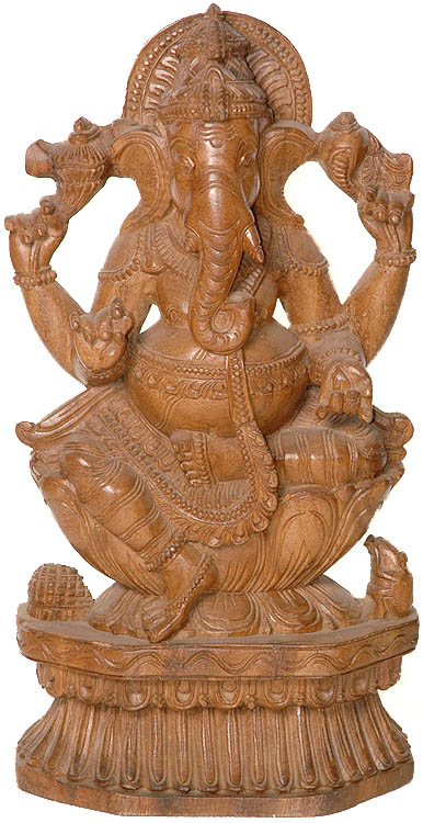 Lalitasana Chaturbhuja Ganesha