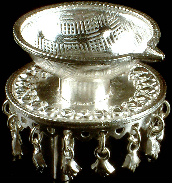 Lamp (Diya) with Dangles