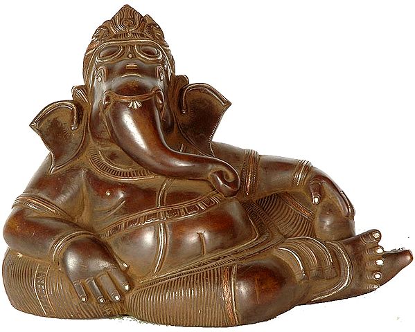 Lord Ganesha at Ease