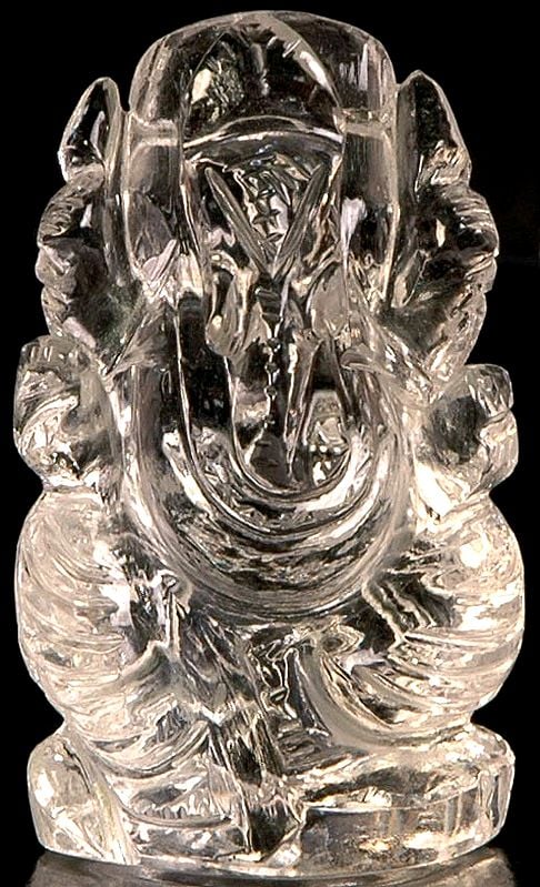 Lord Ganesha (Carved in Crystal)