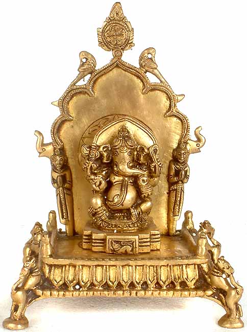 Lord Ganesha on Throne