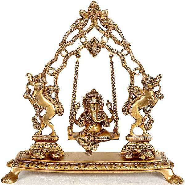 Lord Ganesha Swinging