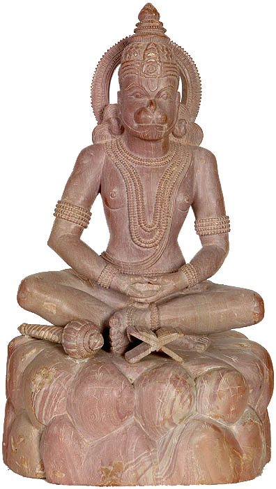 Lord Hanuman as Yogachara