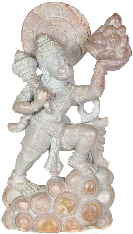 Lord Hanuman Carrying Sanjeevani Mountain