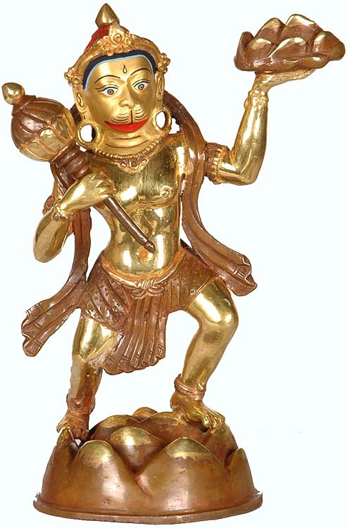 Lord Hanuman Lifting Mount Sanjeevani
