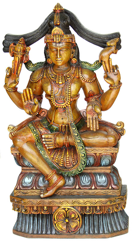 Lord Shiva Seated in Lalitasana