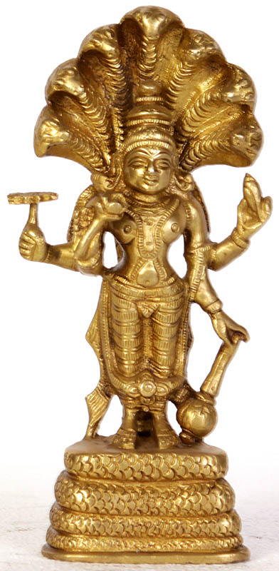 Lord Vishnu Standing on Sheshanaga