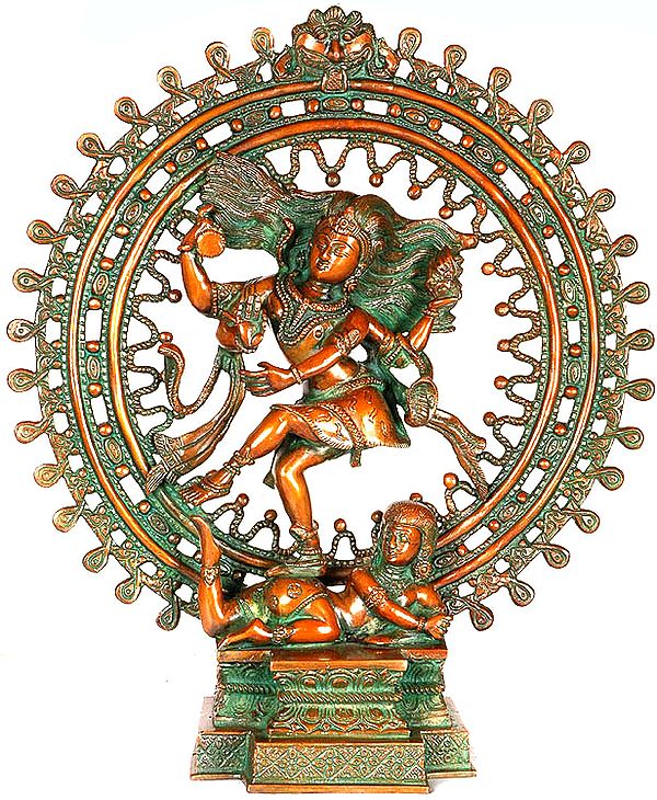 17" Nataraja - The Supreme Dancer In Brass | Handmade | Made In India