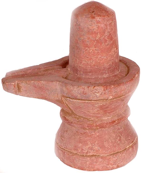 Pink Stone Shiva Linga