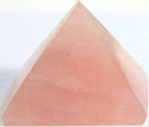Pyramid in Rose Quartz