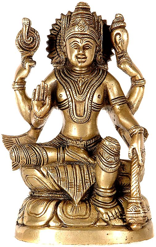 6" The Preserver In Brass | Handmade | Made In India