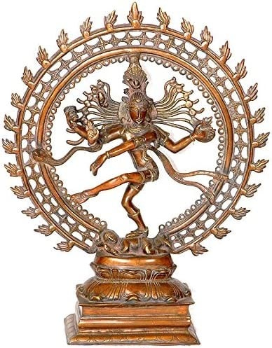 18" Nataraja - The Cosmic Dancer In Brass | Handmade | Made In India