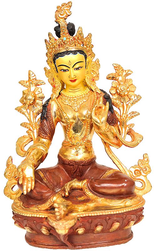 Tibetan Buddhist The Savior Goddess Green Tara