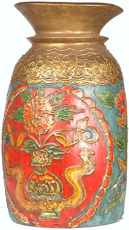 Ritual Vase Decorated with Purnaghata