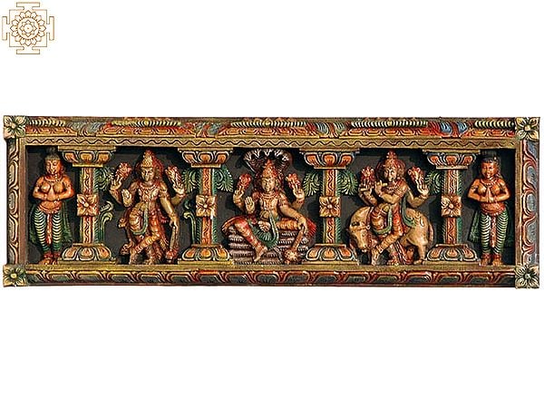 Three Forms of Vishnu Enshrining a Triple Niched Sanctum