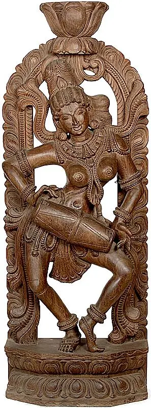 Apsara (Nymph) with Drum