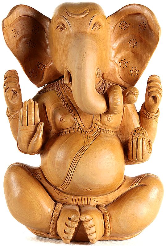 Lord Ganesha Blessing His Devotees