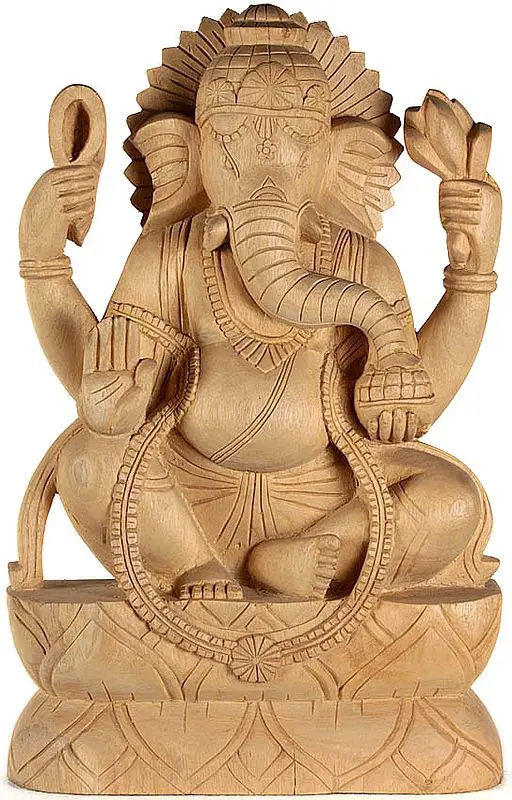 Lord Ganesha Seated in Royal Ease Posture