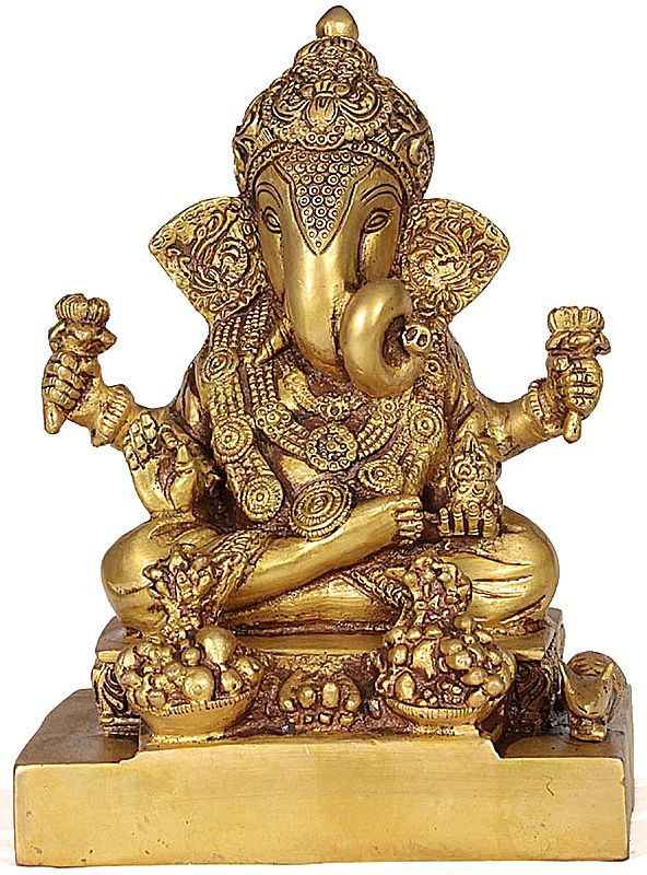 Shri Ganesha Anugraha Murti (Altar Piece)