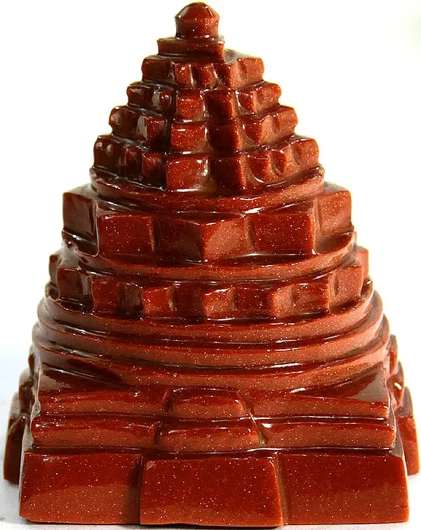 Shri Yantra (Carved in Sunstone)