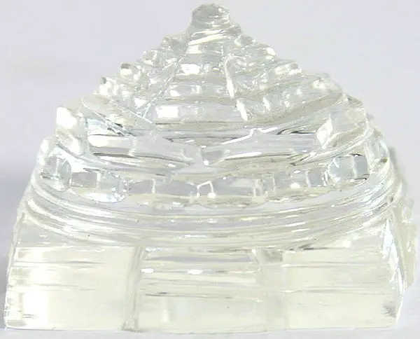 Shri Yantra (Carved in Crystal)