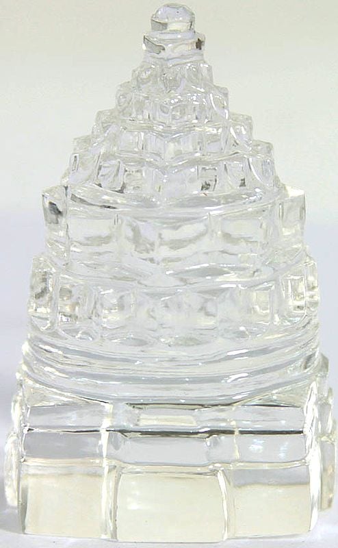 Shri Yantra (Carved in Crystal)
