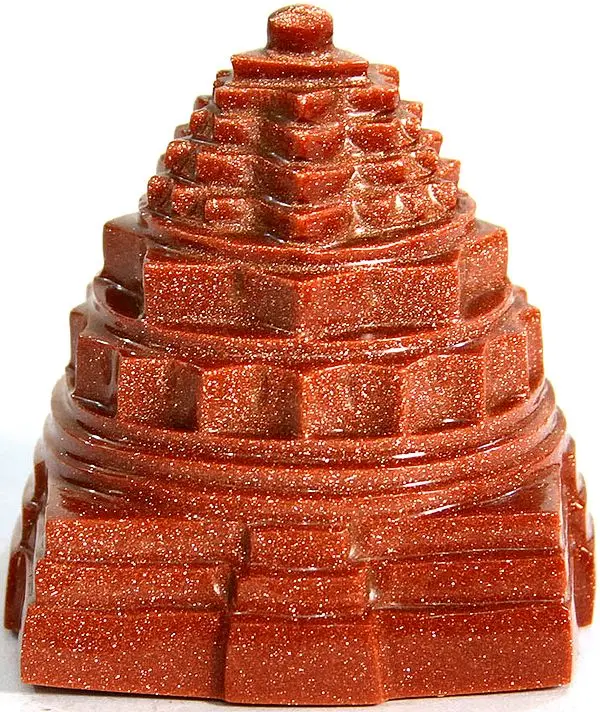 Shri Yantra (Carved in Sunstone)