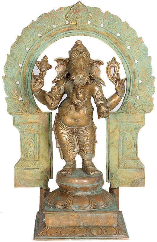 Four-Armed Ekadanta Ganesha