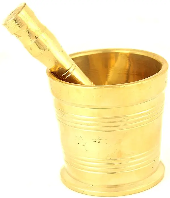 Bronze Mortar-Pestle from Kerala