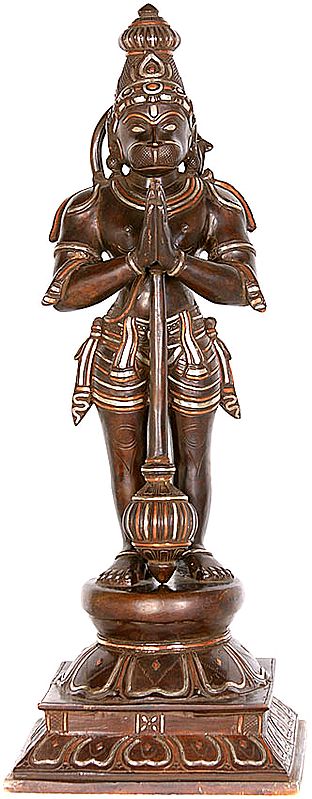 Hanuman Proceeding for Rama’s Rescue from Ahiravana’s Custody (A Superfine Sculpture)