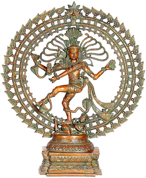 27" Nataraja In Brass | Handmade | Made In India