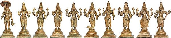 Dashavatara - Set of Ten Sculptures