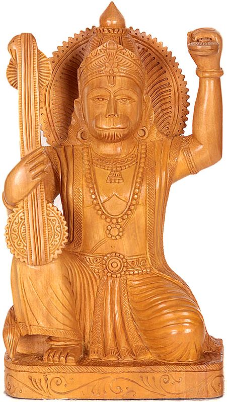 Hanuman Ji Singing the Glories of Lord Rama