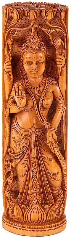 Goddess Lakshmi and Lord Ganesha (Three Dimensional Sculpture)