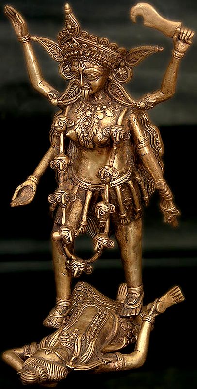 Mother Goddess Kali (Tribal Sculpture from Bastar)
