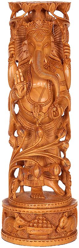 Ganesha Framed in Creepers