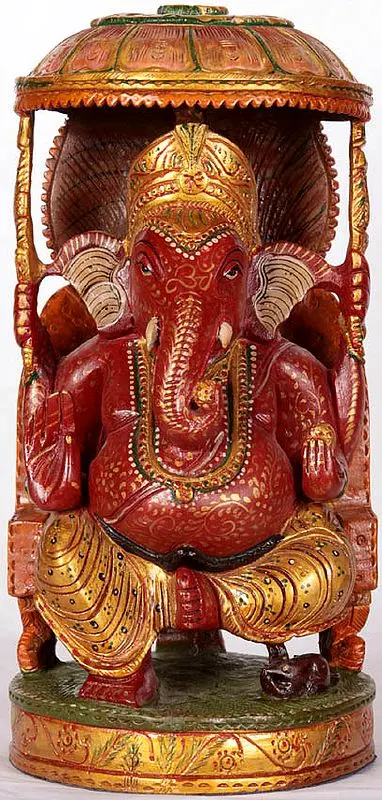 Shri Ganesha with Parasol