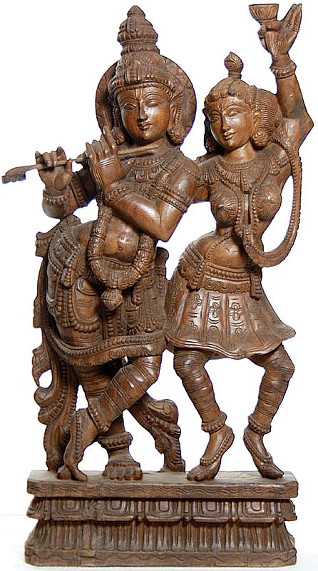 Radha and Krishna Dancing