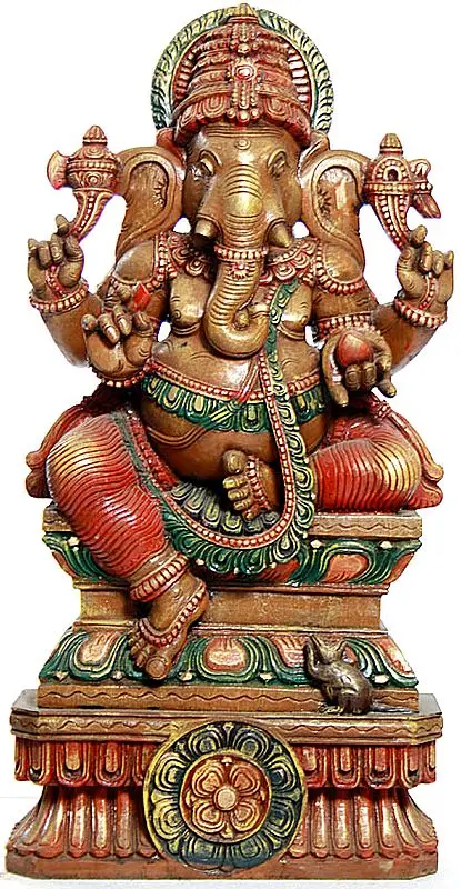 Tryakshara Ganesha